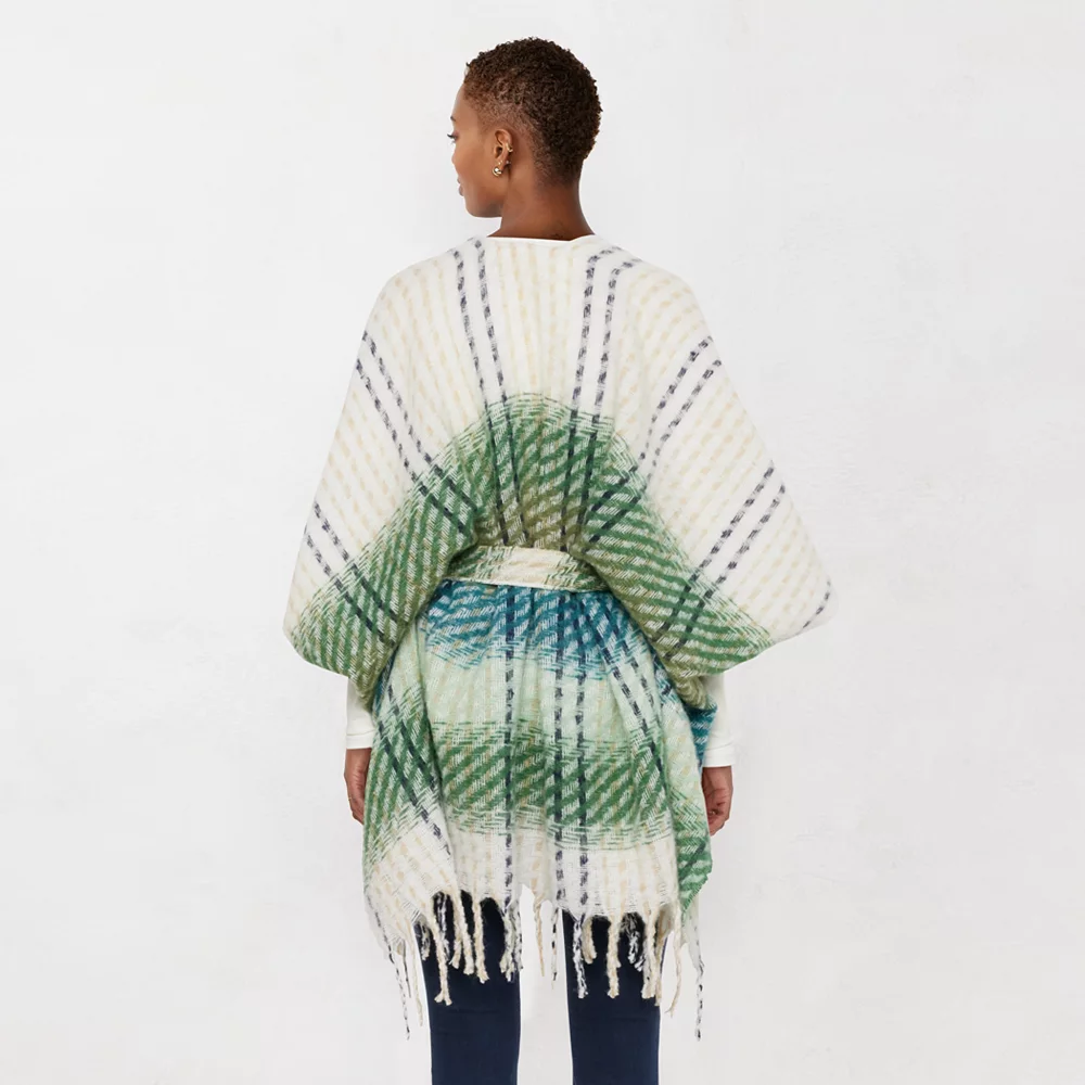 Women's LC Lauren Conrad Twill Belted Topper - Image 3