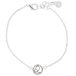 LC Lauren Conrad Silver Tone Crystal Leo Zodiac Sign Bracelet