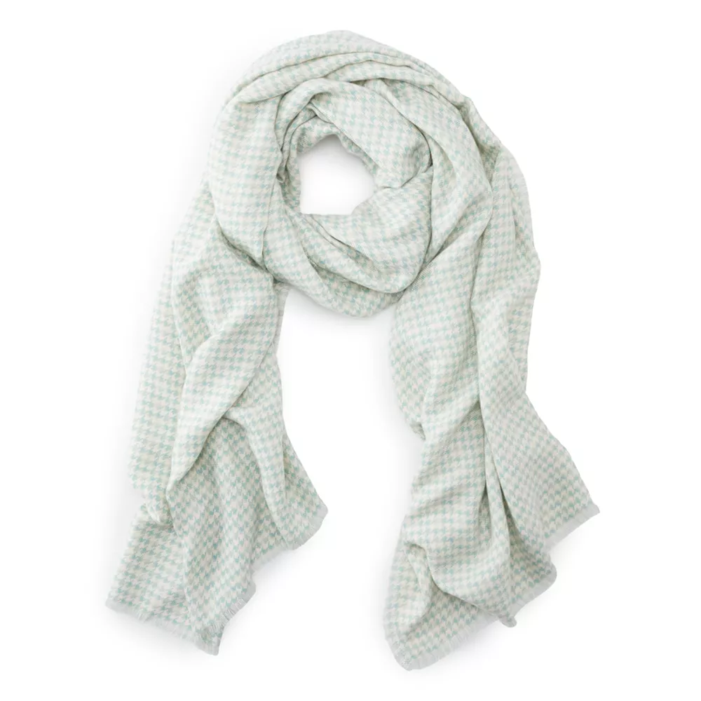 Women's LC Lauren Conrad Houndstooth Softy Scarf - Image 3