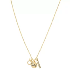 LC Lauren Conrad Gold Tone Taurus Charm Necklace