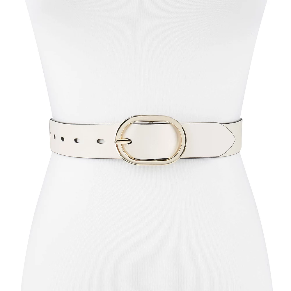 Women's LC Lauren Conrad Center Bar Reversible Buckle Belt in Regular & Plus - Image 2