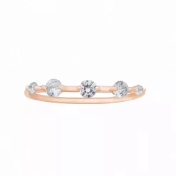 LC Lauren Conrad Tiny Cubic Zirconia Nickel Free Ring