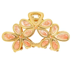 LC Lauren Conrad Pink Enamel Flower Claw Clip