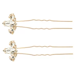 LC Lauren Conrad Simulated Crystal Teardrop Cluster Hair Pin Set