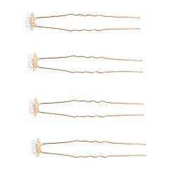 LC Lauren Conrad Simulated Pearl and Crystal Cluster Hair Pin Set