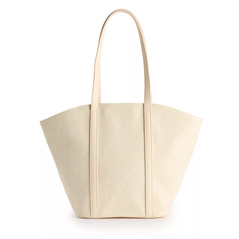 LC Lauren Conrad Straw Tote Bag - Image 2