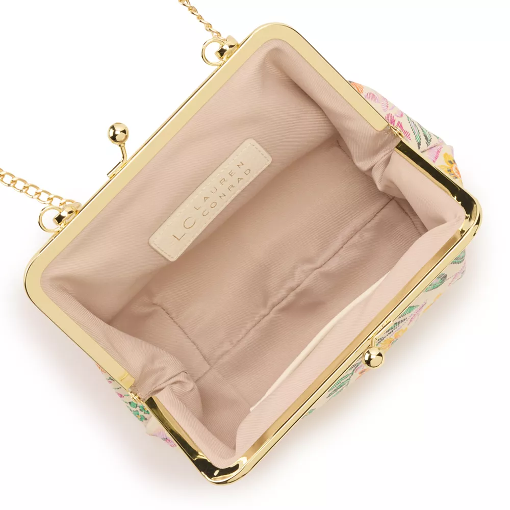 LC Lauren Conrad Frame Clutch Crossbody Bag - Image 5