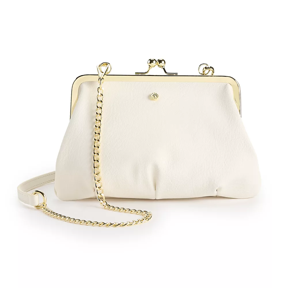 LC Lauren Conrad Frame Clutch Crossbody Bag - Image 3