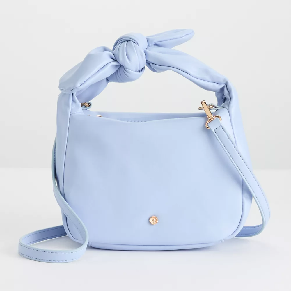 LC Lauren Conrad Top Handle Bow Crossbody Bag