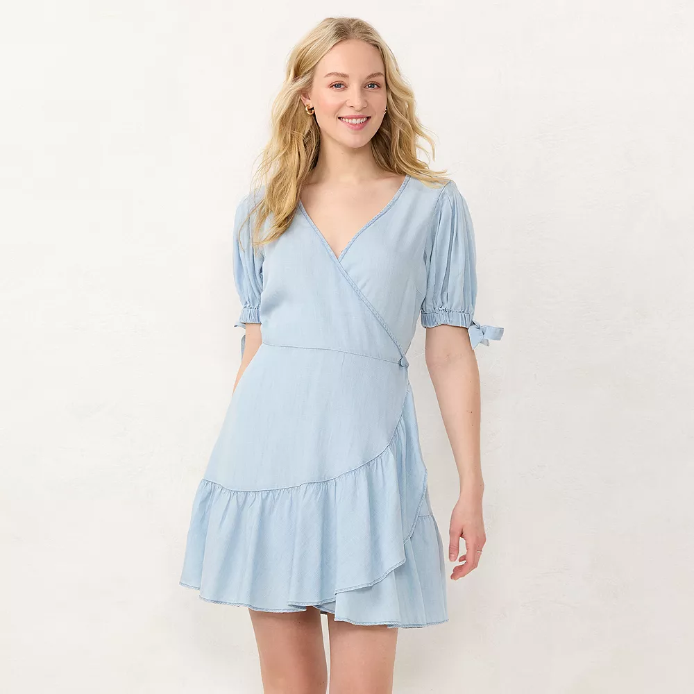 Women's LC Lauren Conrad Mini Wrap Dress - Image 2
