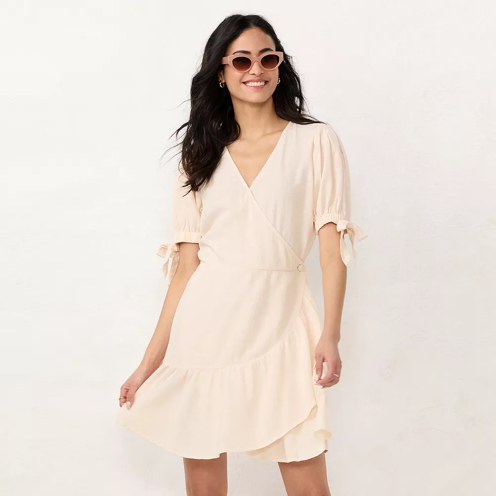 Women's LC Lauren Conrad Mini Wrap Dress - Image 3